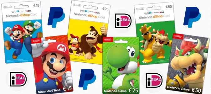 magie nadering Specialist Nintendo eShop met iDEAL of PayPal betalen - Alles Zonder Creditcard